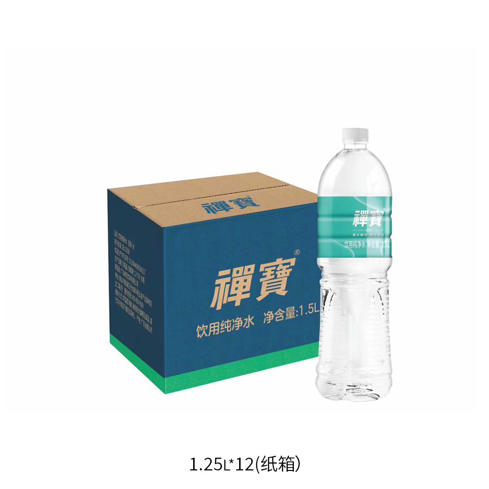 禅宝饮用纯净水 1.25L